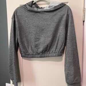 Cropped Sweatshirt and Sweatpants set